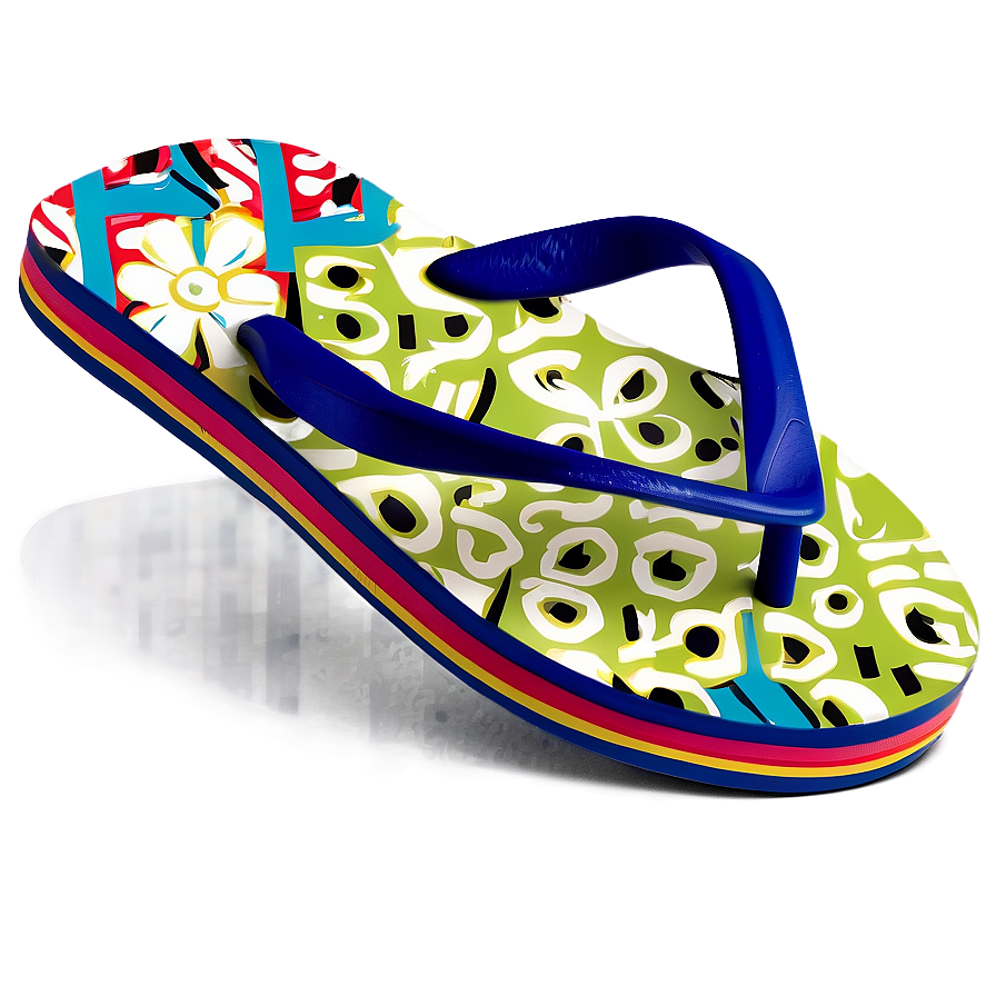 Custom Printed Flip Flop Png 06132024 PNG image