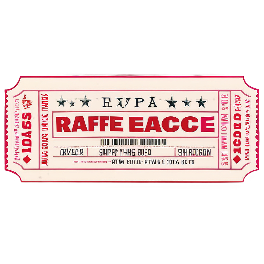 Custom Raffle Ticket Png Idh PNG image