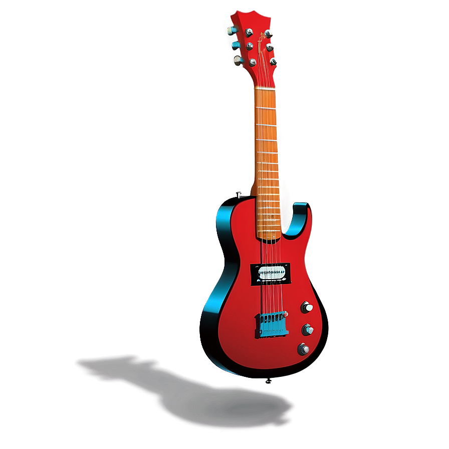 Custom Red Guitar Png 06132024 PNG image