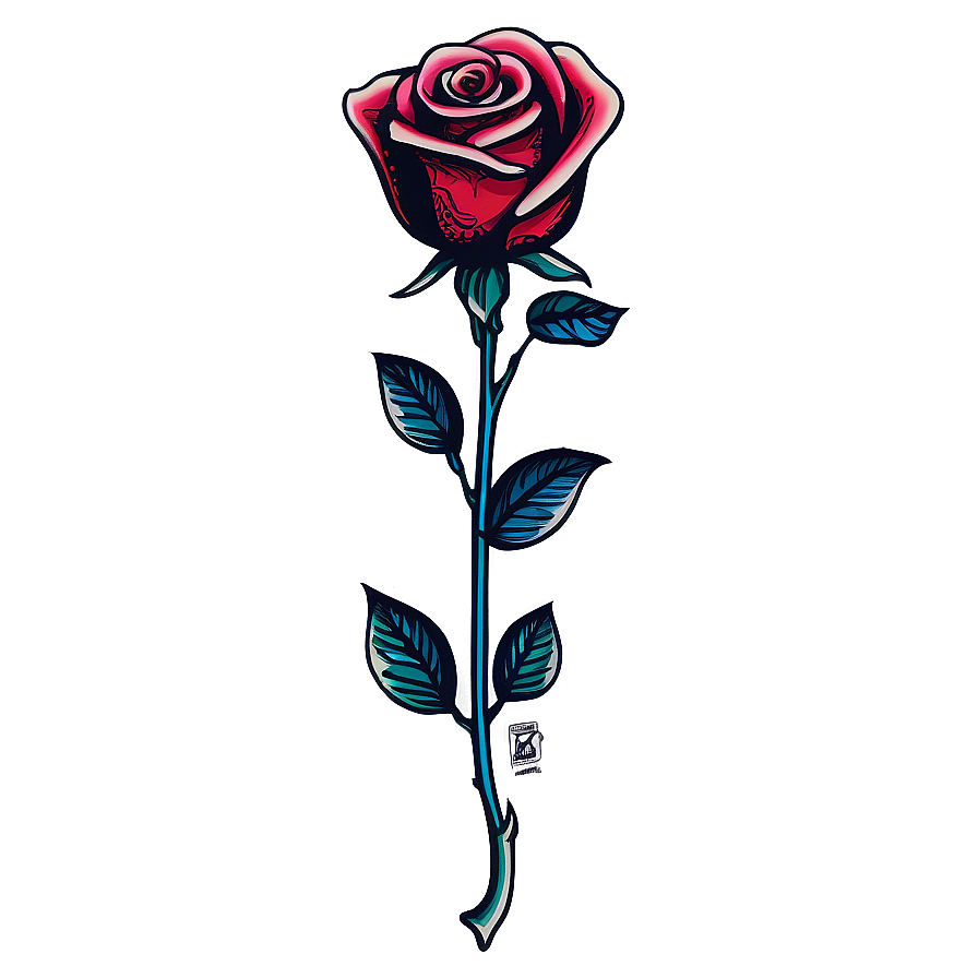 Custom Rose Tattoo Sketch Png Ubr PNG image