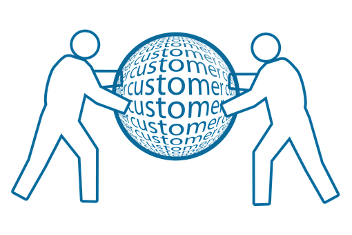 Customer Focused Teamwork Concept PNG image