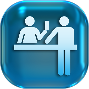 Customer Service Desk Icon PNG image
