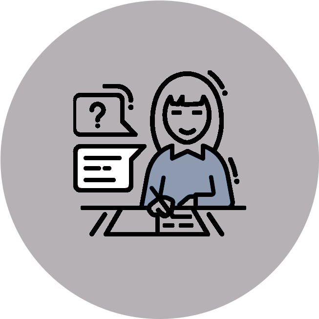 Customer Support Representative Icon PNG image