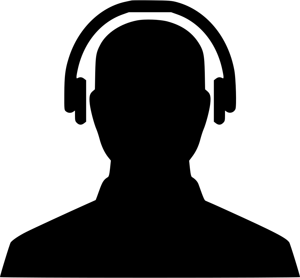 Customer Support Silhouette PNG image