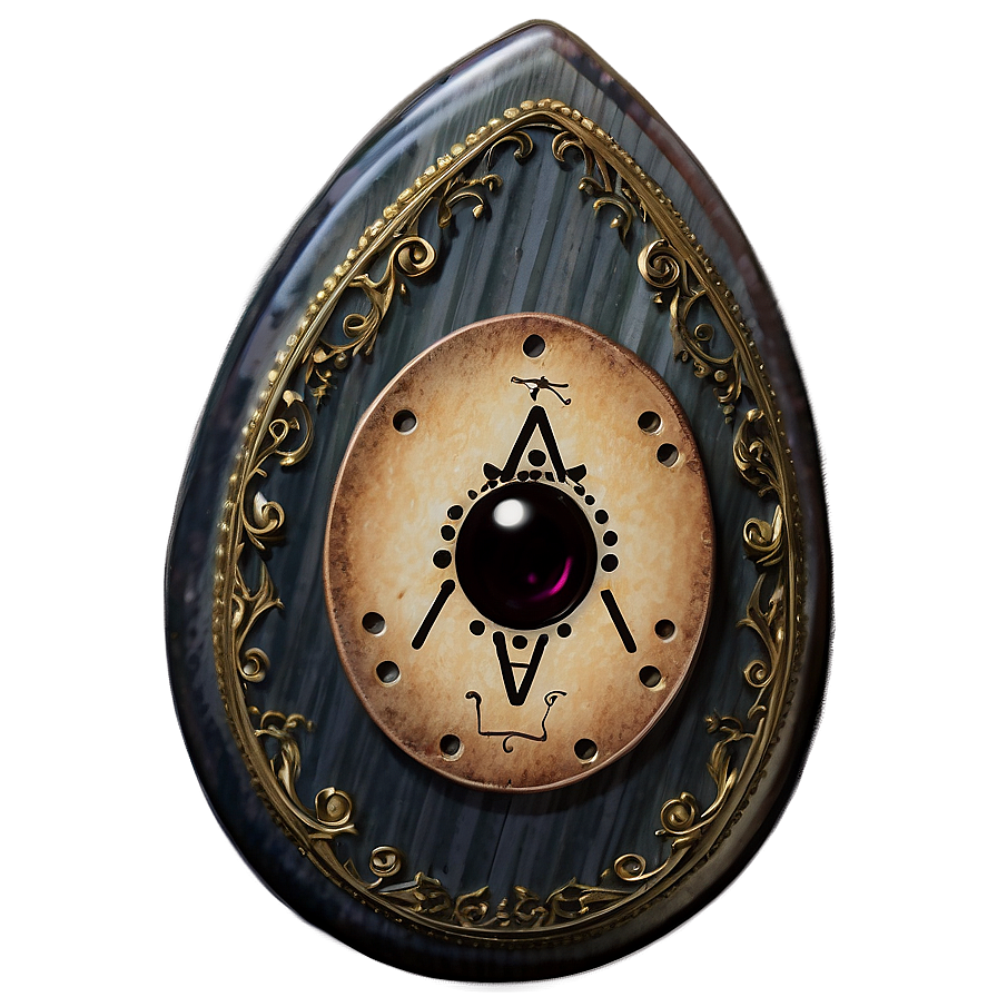 Customizable Blank Planchette Png Mfr PNG image