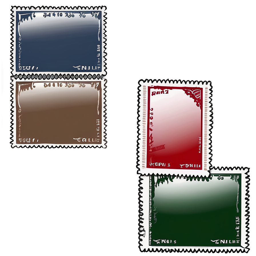 Customizable Blank Postage Stamp Png Igh PNG image