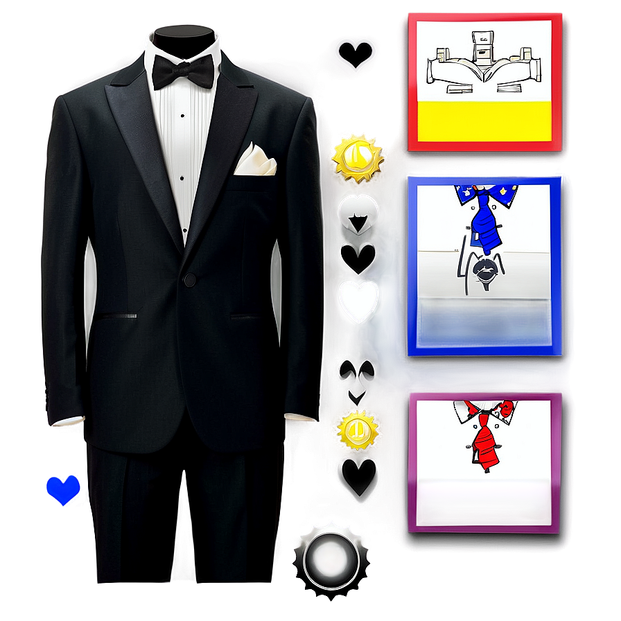 Customizable Tuxedo Features Png Rbf61 PNG image