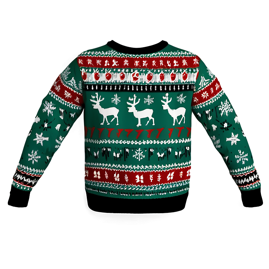 Customizable Ugly Christmas Sweater Png 45 PNG image