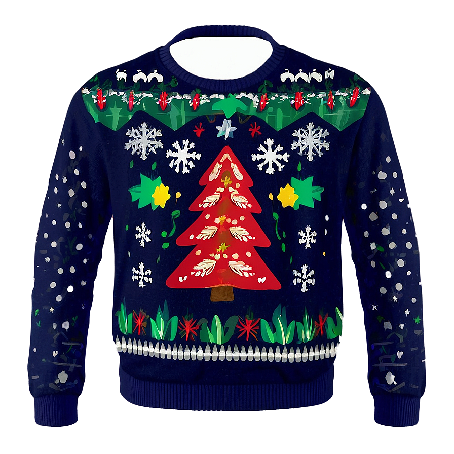 Customizable Ugly Christmas Sweater Png Tbb99 PNG image