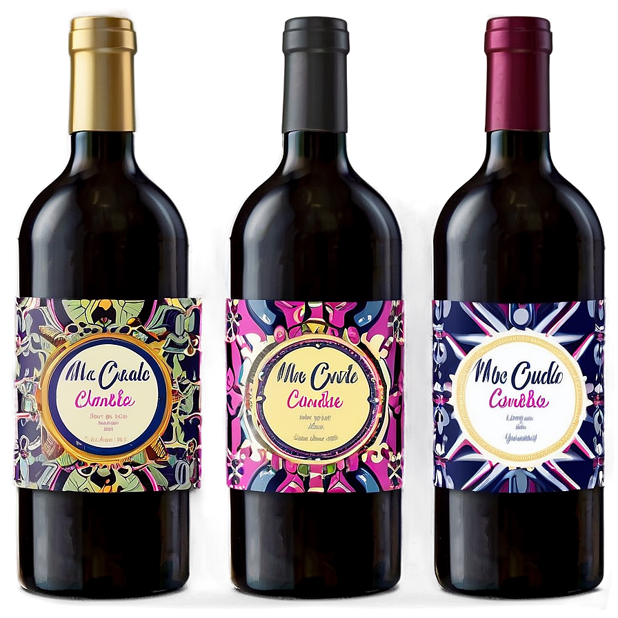 Customizable Wine Label Template Png Nay PNG image