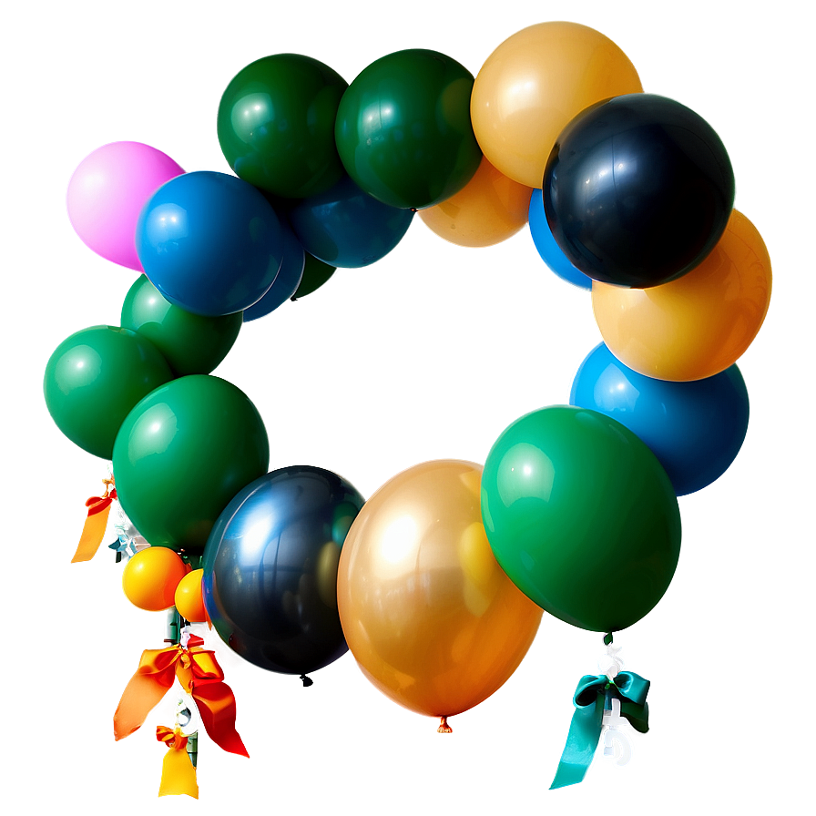 Customized Balloon Garland For Events Png 06282024 PNG image