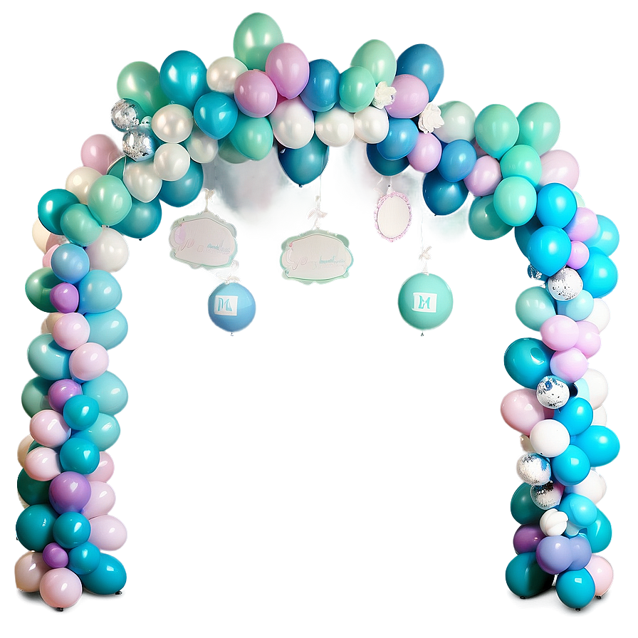 Customized Balloon Garland For Events Png Mlj PNG image