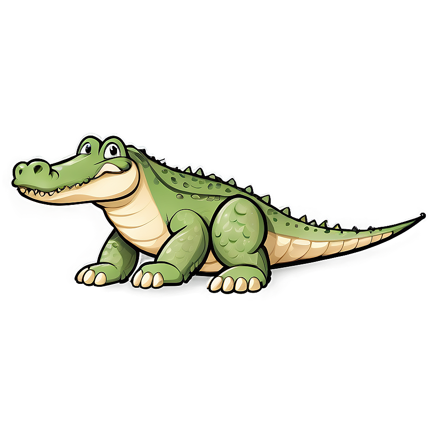 Cute Alligator Character Png Clo27 PNG image