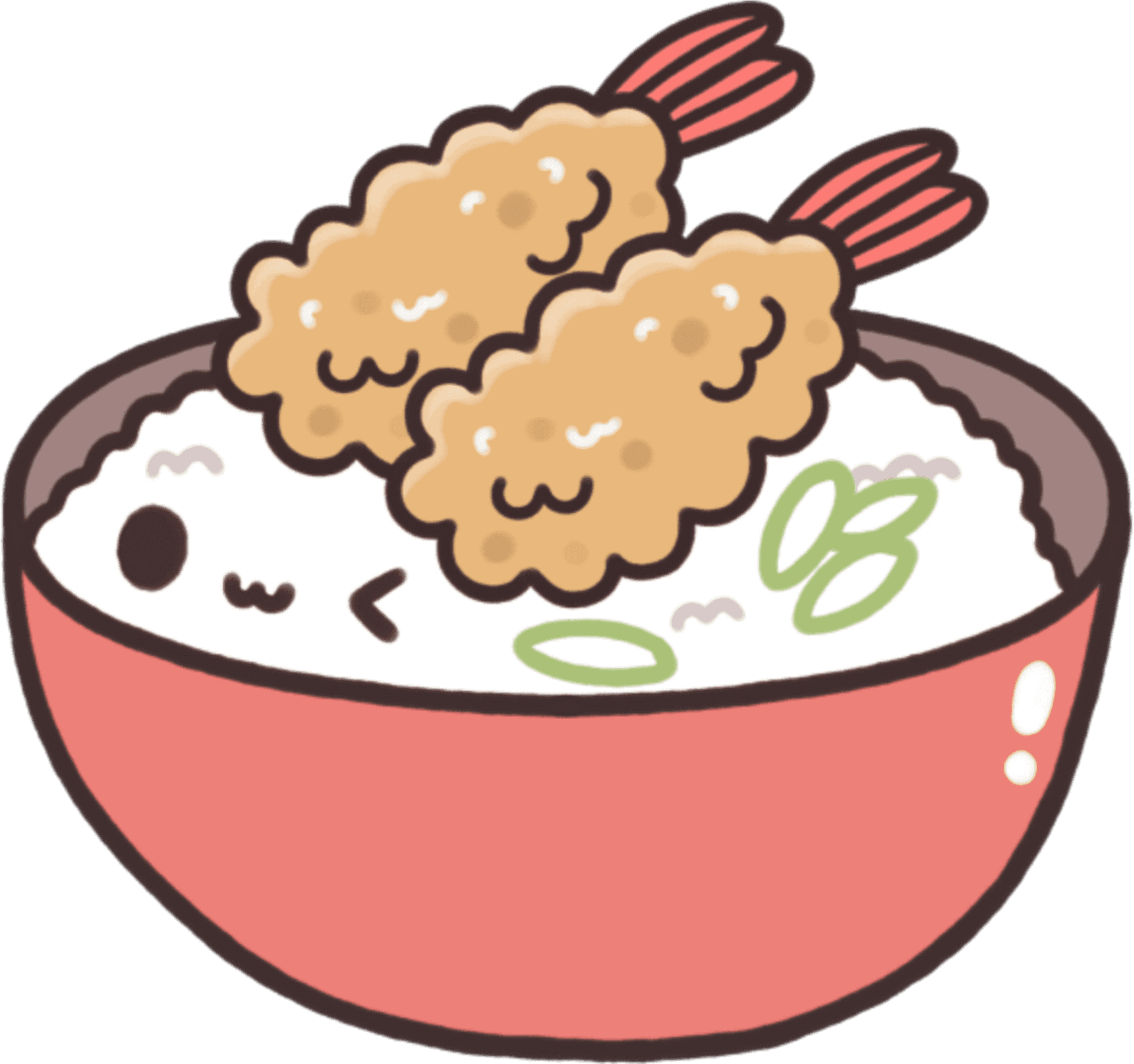 Cute_ Animated_ Food_ Bowl PNG image