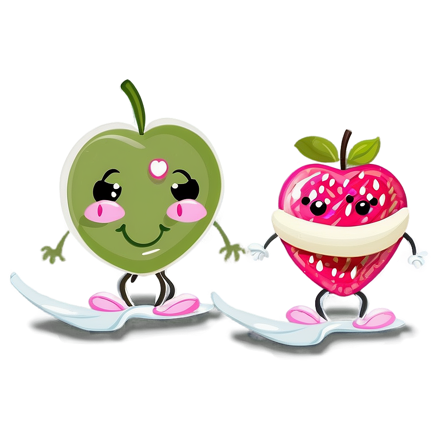 Cute Animated Food Png Dpf34 PNG image