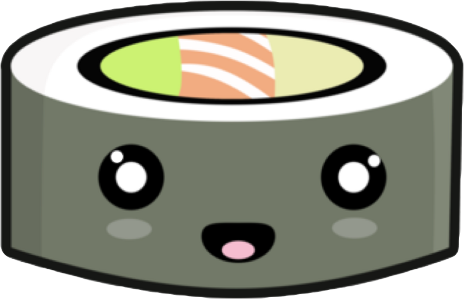 Cute_ Animated_ Sushi_ Character PNG image