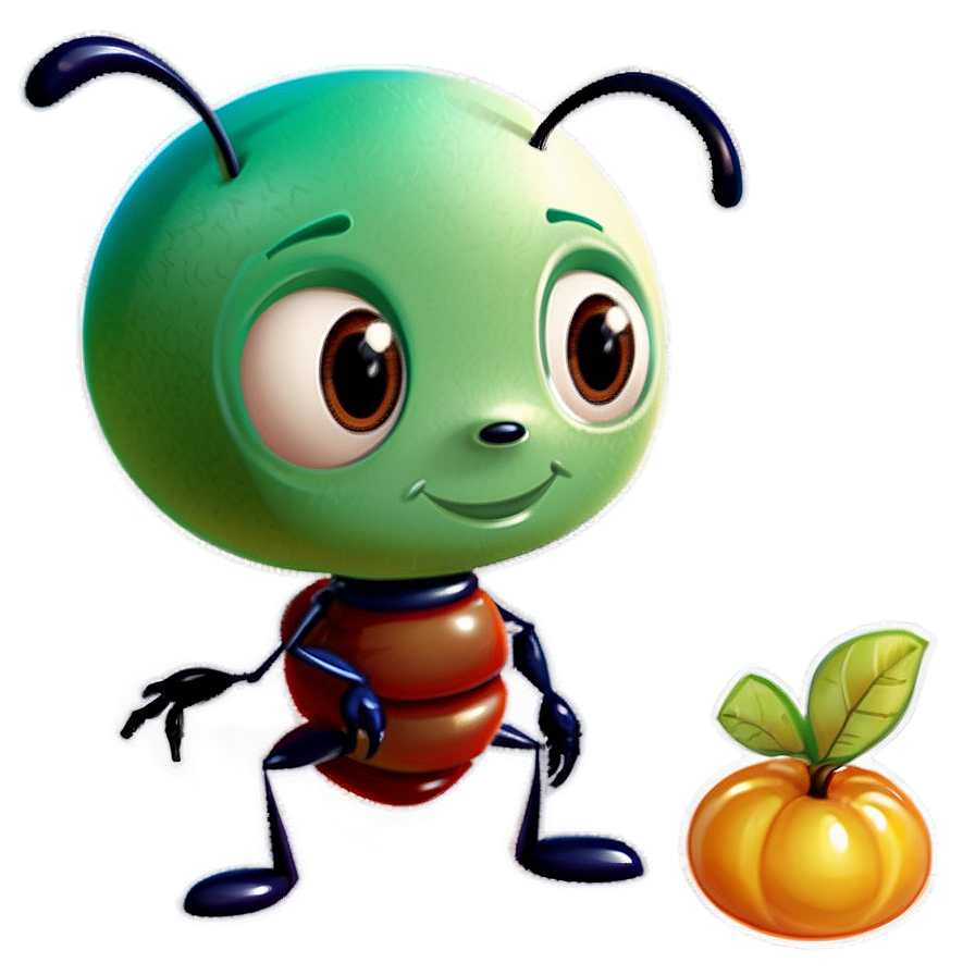 Cute Ant Character Png 05242024 PNG image