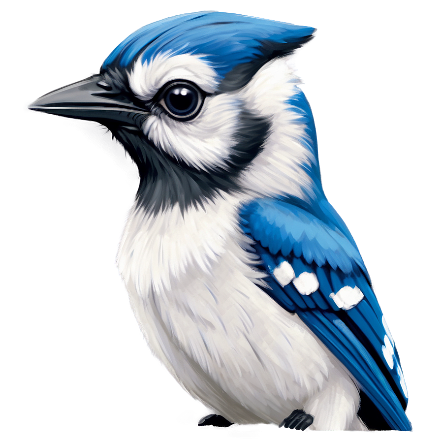 Cute Baby Blue Jay Png 16 PNG image