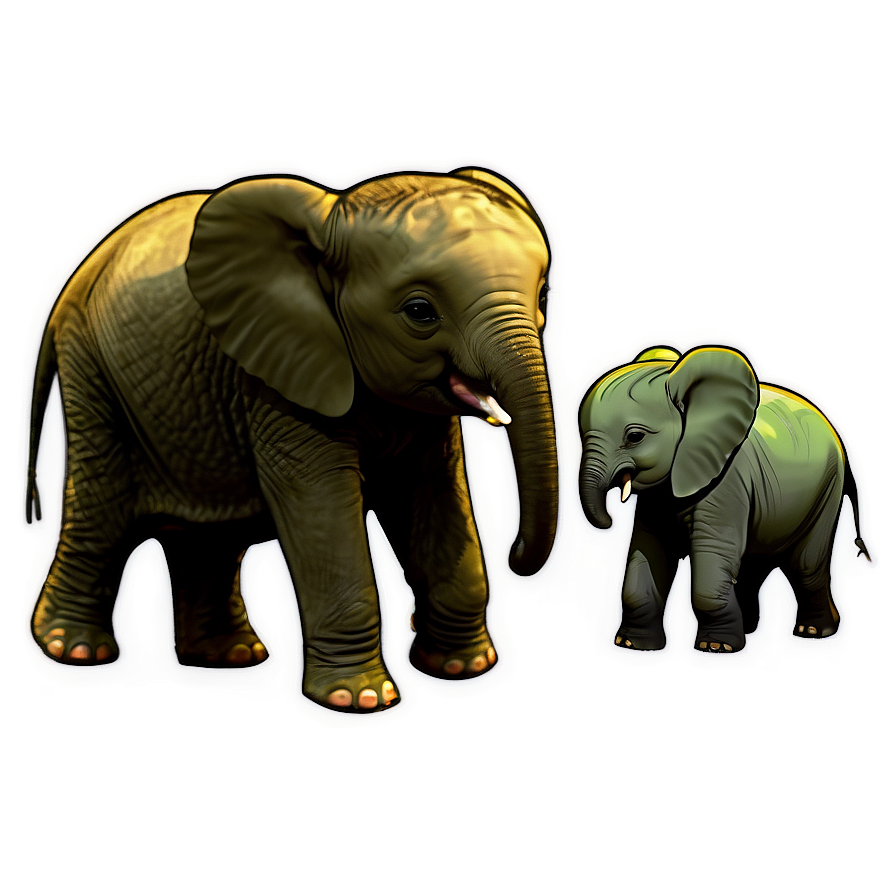 Cute Baby Elephant Png Brl PNG image