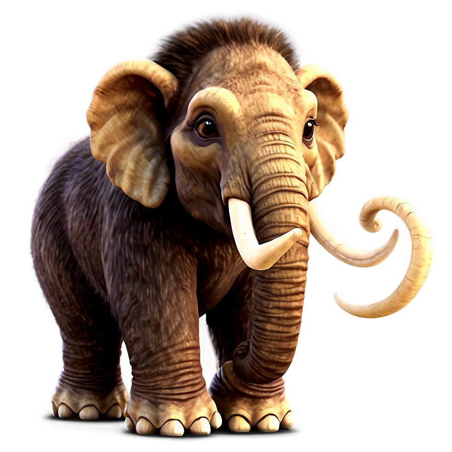 Cute Baby Mammoth Png Sdt66 PNG image