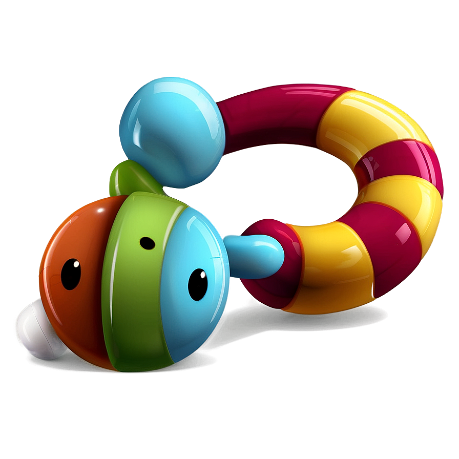 Cute Baby Rattle Clipart Png Rgm22 PNG image