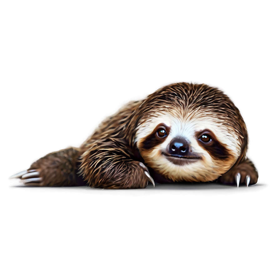 Cute Baby Sloth Png 05032024 PNG image