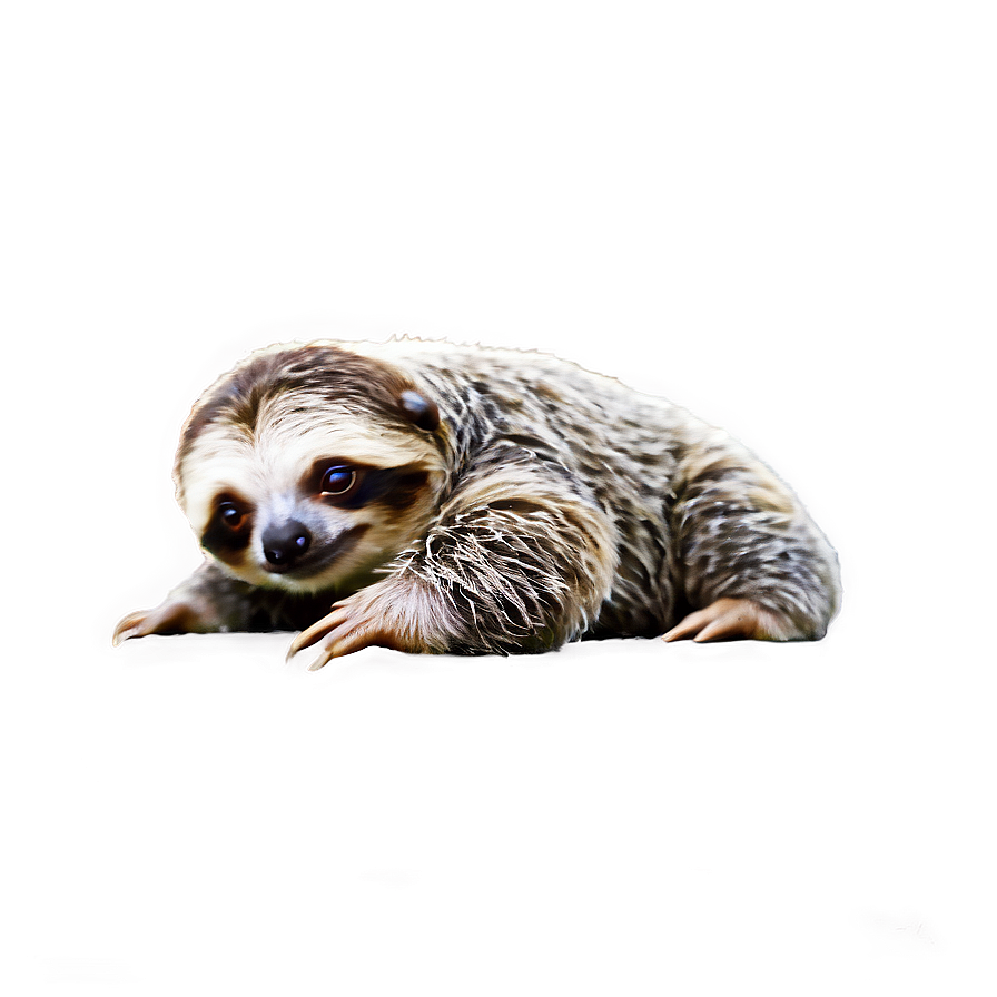 Cute Baby Sloth Png 3 PNG image