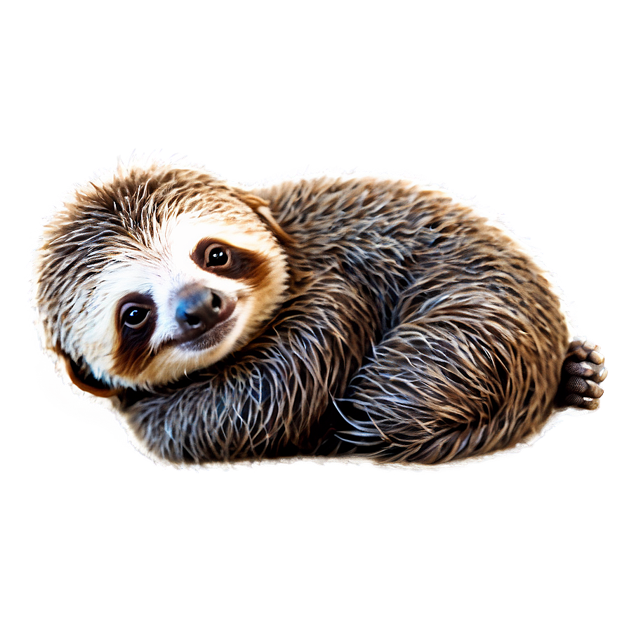 Cute Baby Sloth Png Lwy51 PNG image