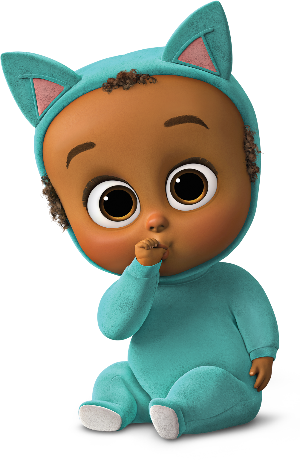 Cute Babyin Cat Costume PNG image