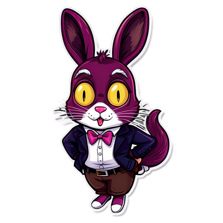 Cute Bad Bunny Stickers Png Diu36 PNG image