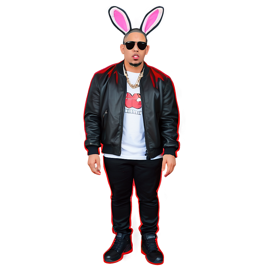 Cute Bad Bunny Stickers Png Ihd70 PNG image