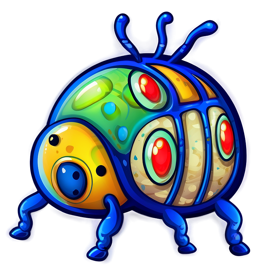 Cute Beetle Clipart Png 05242024 PNG image