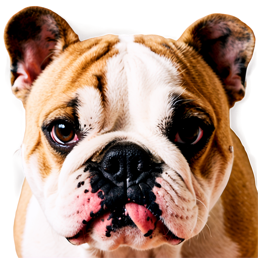 Cute Bulldog Faces Close-up Png 06252024 PNG image