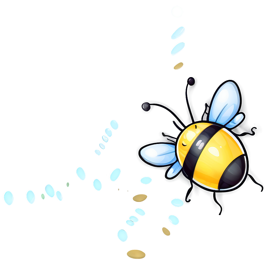 Cute Bumblebee Illustration Png 05252024 PNG image