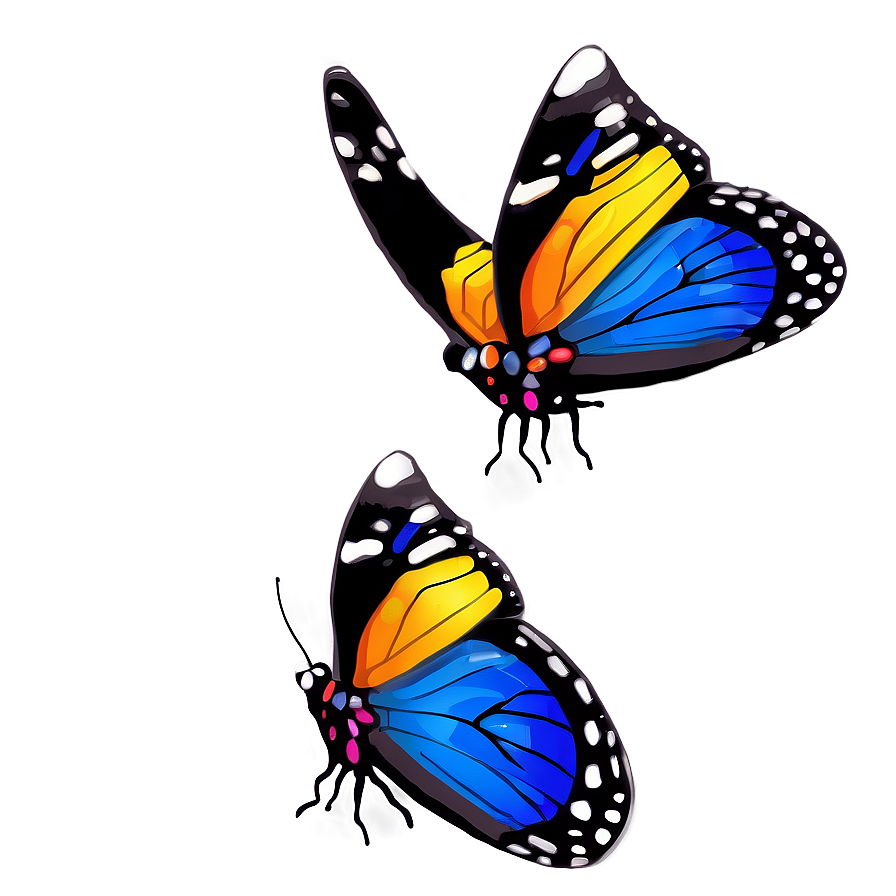 Cute Butterflies Png Gnj PNG image