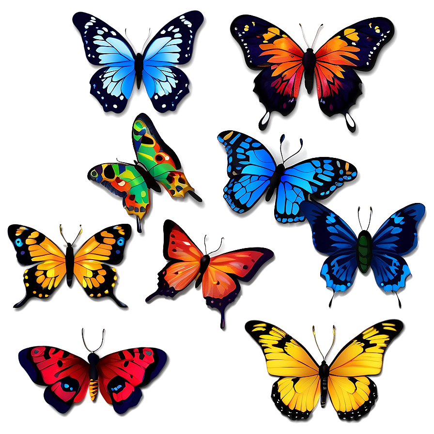 Cute Butterflies Png Ncr PNG image