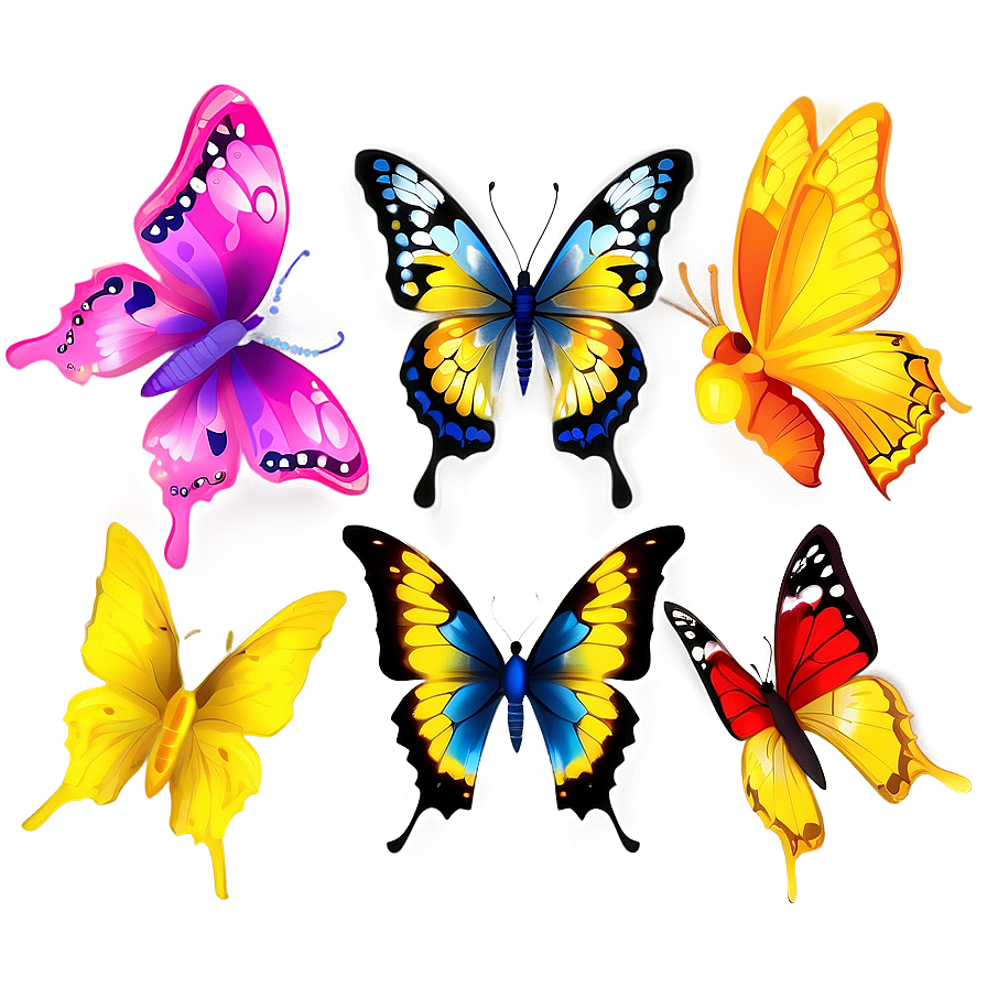 Cute Butterflies Png Ruh PNG image