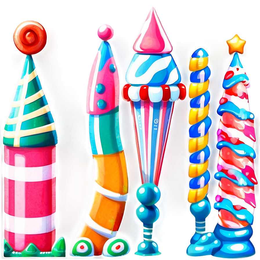 Cute Candy Land Characters Png Elu44 PNG image