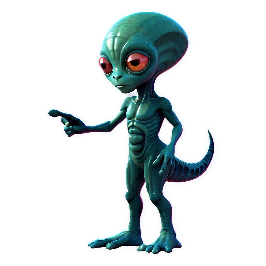 Cute Cartoon Alien Png Onu PNG image