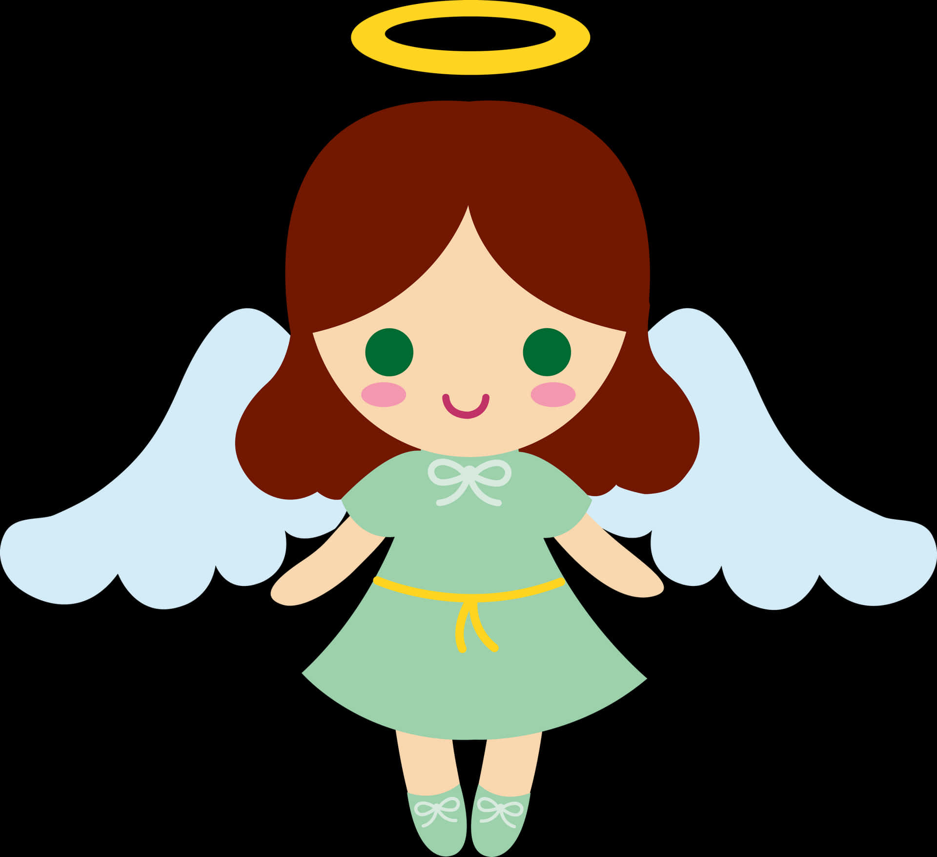 Cute Cartoon Angel PNG image