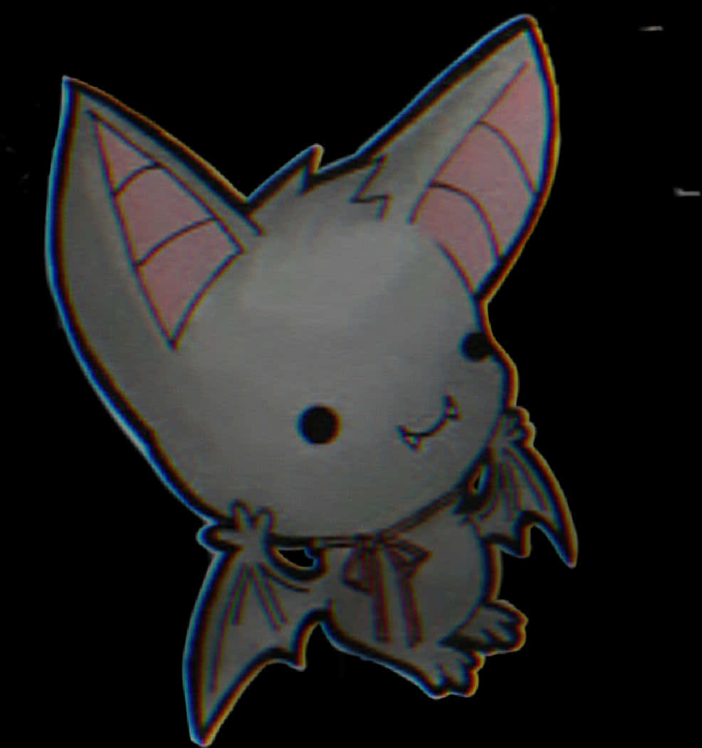 Cute Cartoon Bat PNG image