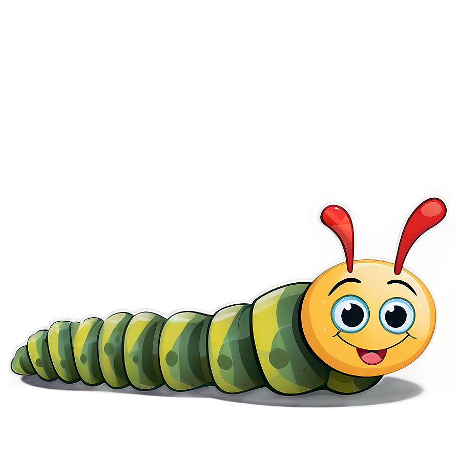 Cute Cartoon Caterpillar Png Pbw40 PNG image