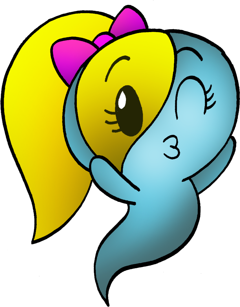 Cute Cartoon Character Hug PNG image