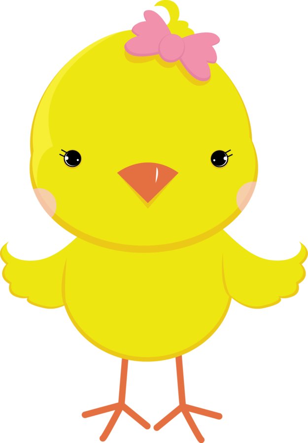 Cute Cartoon Chick Illustration PNG image