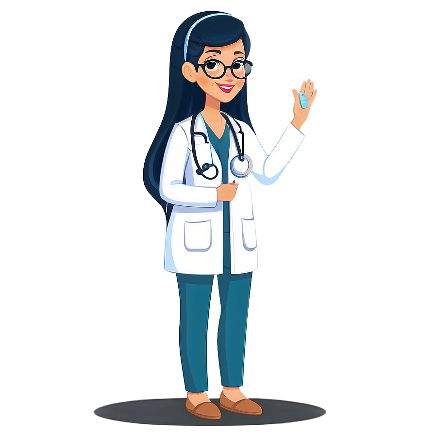 Cute Cartoon Doctor Character Png 22 PNG image