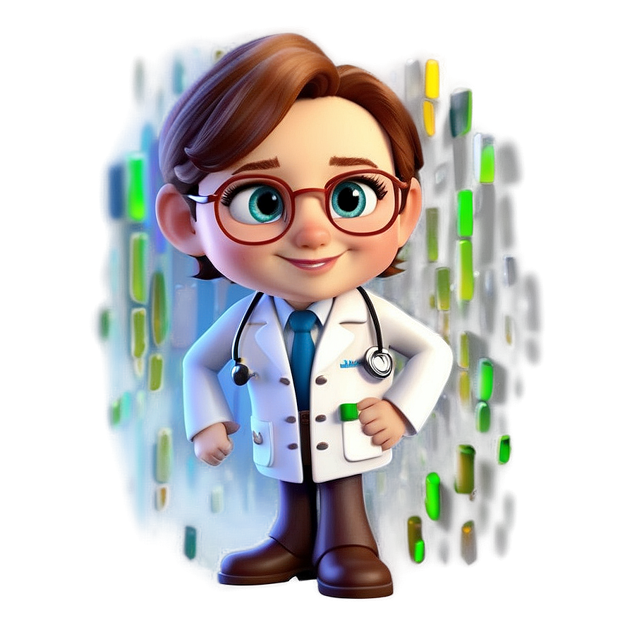 Cute Cartoon Doctor Character Png Cqt PNG image