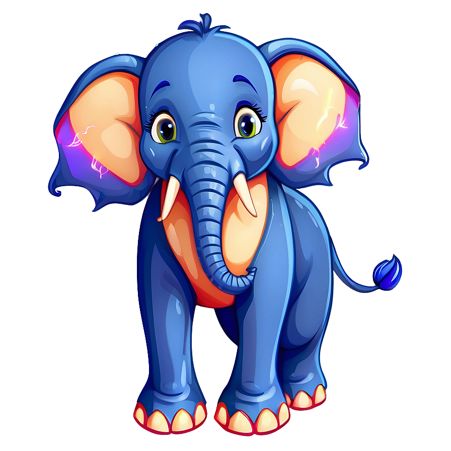 Cute Cartoon Elephant Png 06272024 PNG image