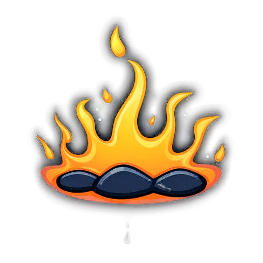 Cute Cartoon Flame Png 06262024 PNG image