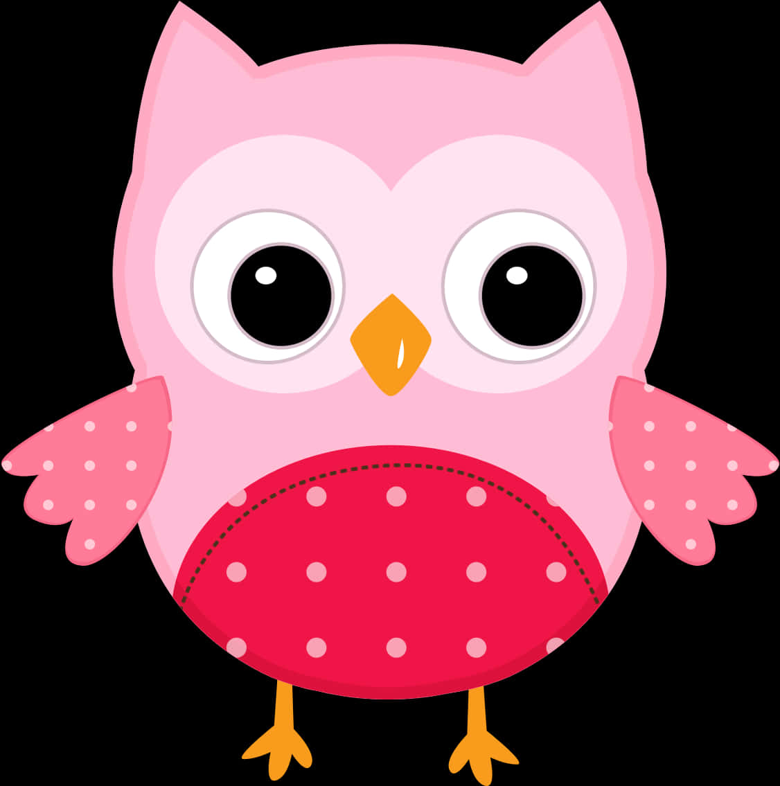 Cute Cartoon Owl Illustration PNG image