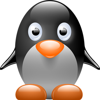 Cute Cartoon Penguin Illustration PNG image